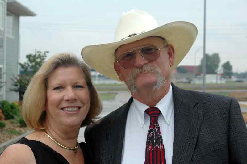 Sheryl and Mike in 2008. 