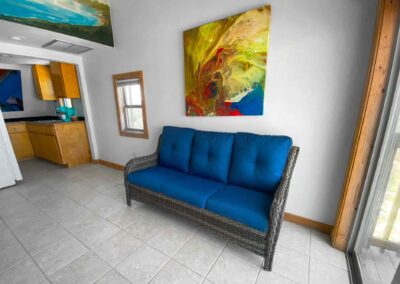 Seating Area in Unit 9, Sandollar Sity Vacation Rentals in Port Aransas, Texas