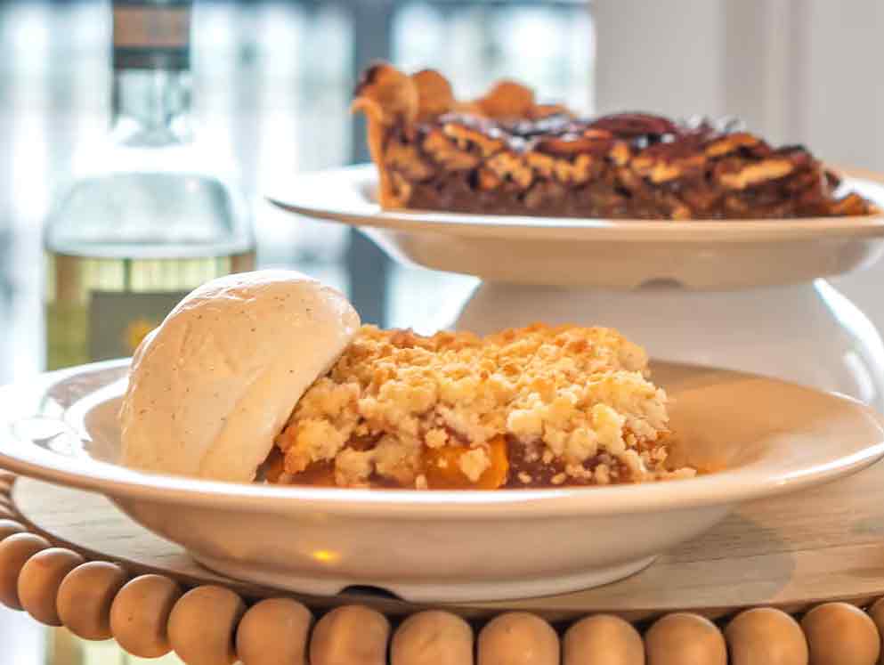 Pies in a plate