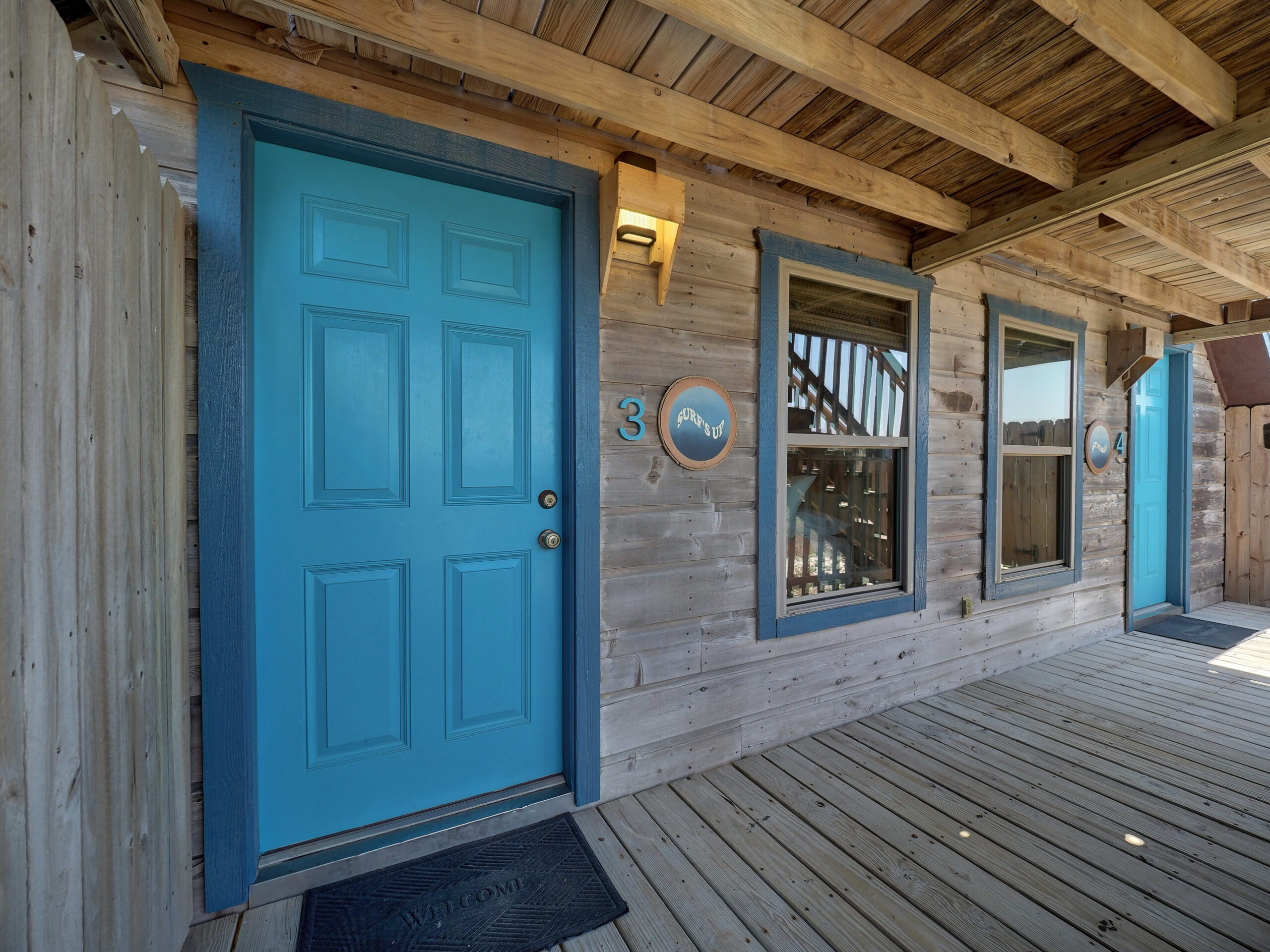 Surf's Up - Blue Front Door