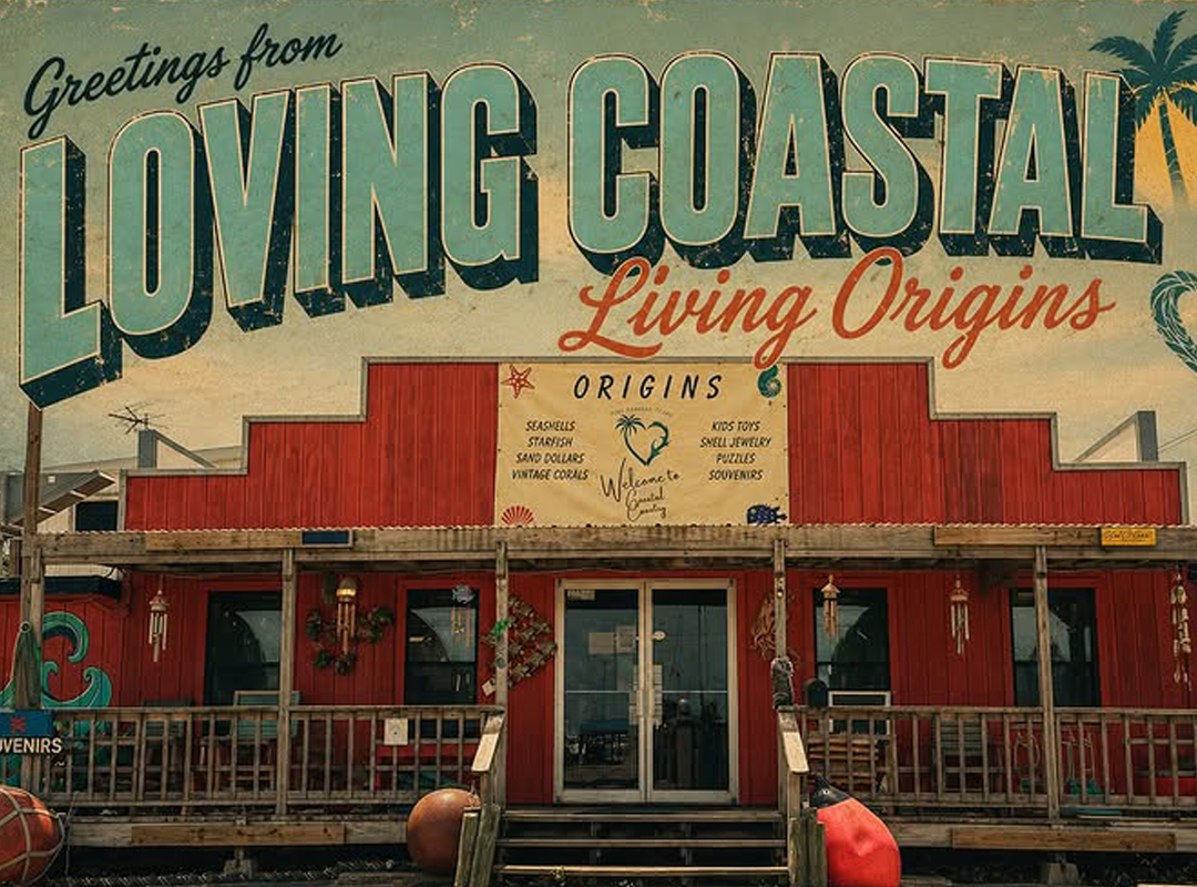 Loving Coastal Living postcard