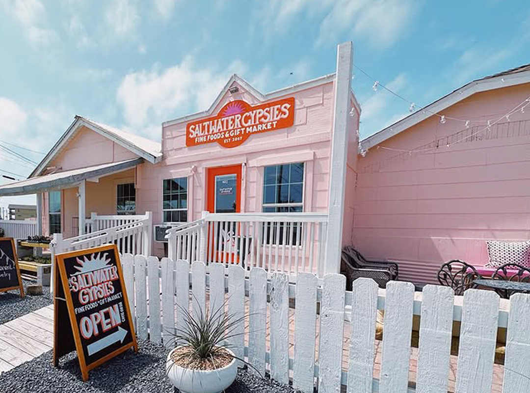 Saltwater Gypsies pink building