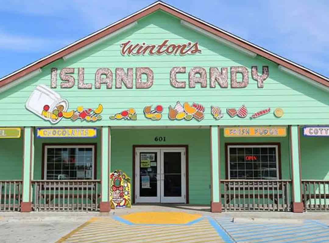 Winton's Island Candy building